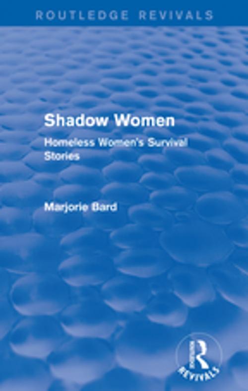 Cover of the book Shadow Women (Routledge Revivals) by Marjorie Bard, Taylor and Francis