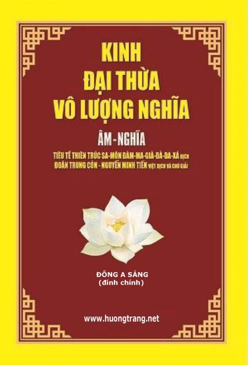 Cover of the book Kinh Đại thừa Vô Lượng nghĩa. by Dong A Sang, Dong A Sang