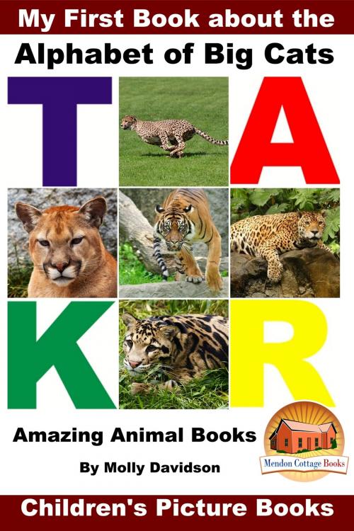 Cover of the book My First Book about the Alphabet of Big Cats: Amazing Animal Books - Children's Picture Books by Molly Davidson, Mendon Cottage Books