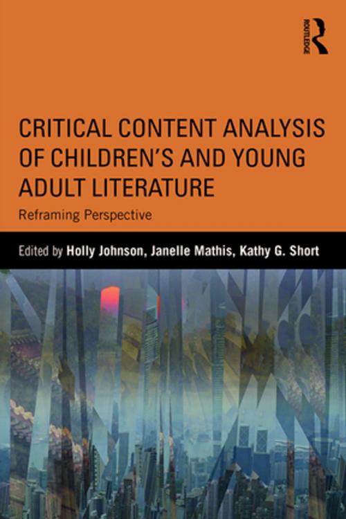 Cover of the book Critical Content Analysis of Children’s and Young Adult Literature by , Taylor and Francis