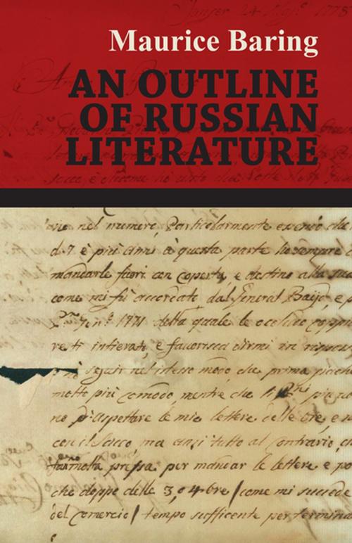 Cover of the book An Outline Of Russian Literature by Maurice Baring, Read Books Ltd.
