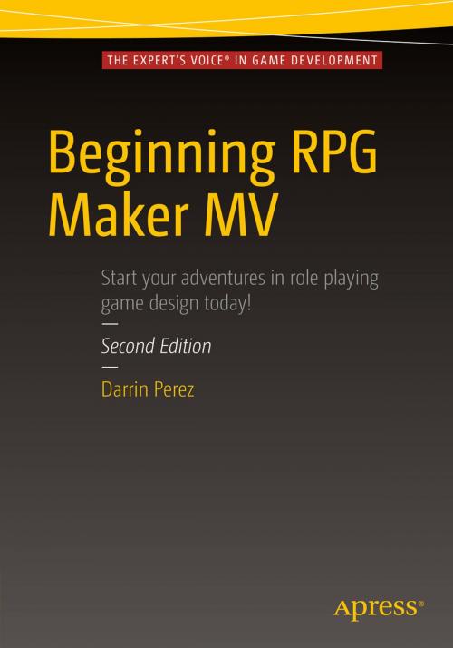 Cover of the book Beginning RPG Maker MV by Darrin Perez, Apress