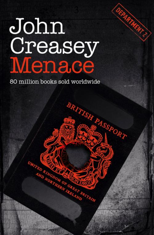Cover of the book Menace by John Creasey, Agora Books