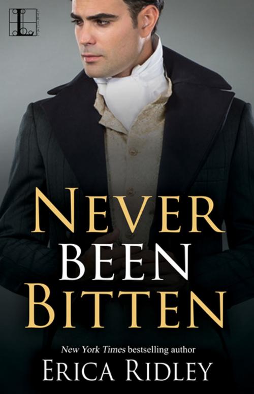 Cover of the book Never Been Bitten by Erica Ridley, Zebra Books