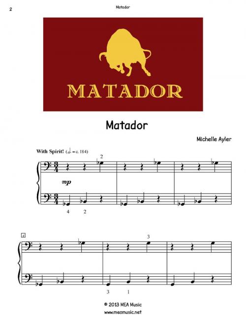 Cover of the book Matador by Michelle Ayler, MEA Music