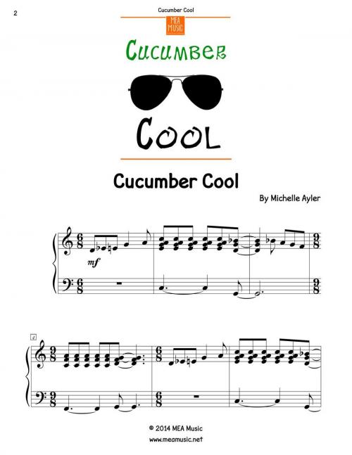 Cover of the book Cucumber Cool by Michelle Ayler, MEA Music