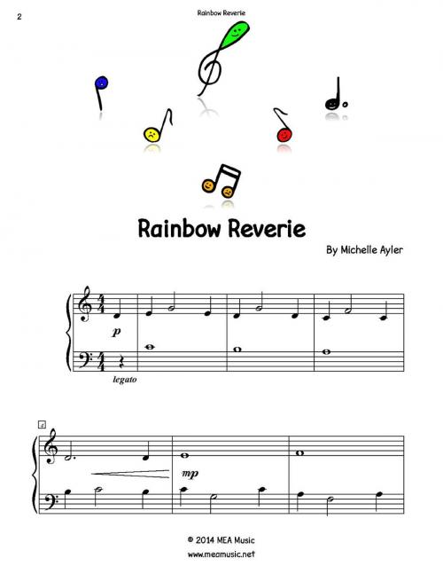 Cover of the book Rainbow Reverie by Michelle Ayler, MEA Music