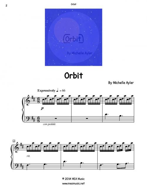 Cover of the book Orbit by Michelle Ayler, MEA Music