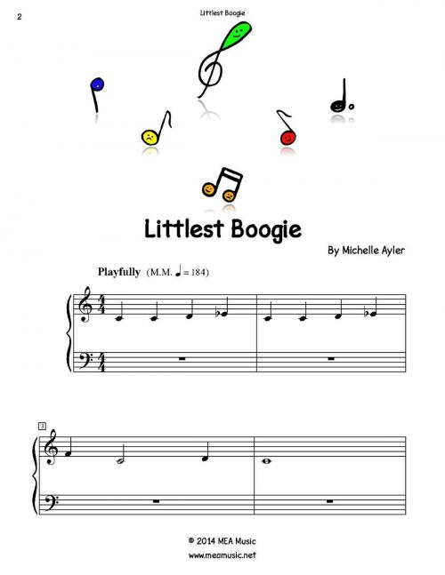 Cover of the book Littlest Boogie by Michelle Ayler, MEA Music