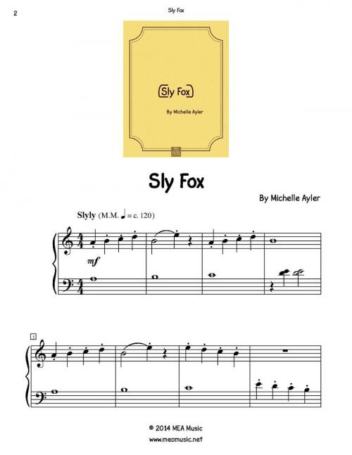 Cover of the book Sly Fox by Michelle Ayler, MEA Music