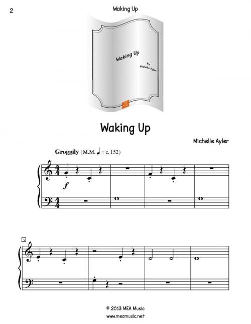 Cover of the book Waking Up by Michelle Ayler, MEA Music