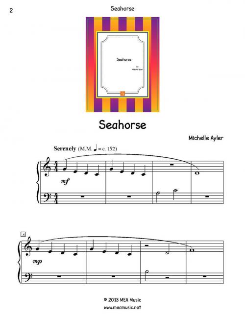 Cover of the book Seahorse by Michelle Ayler, MEA Music