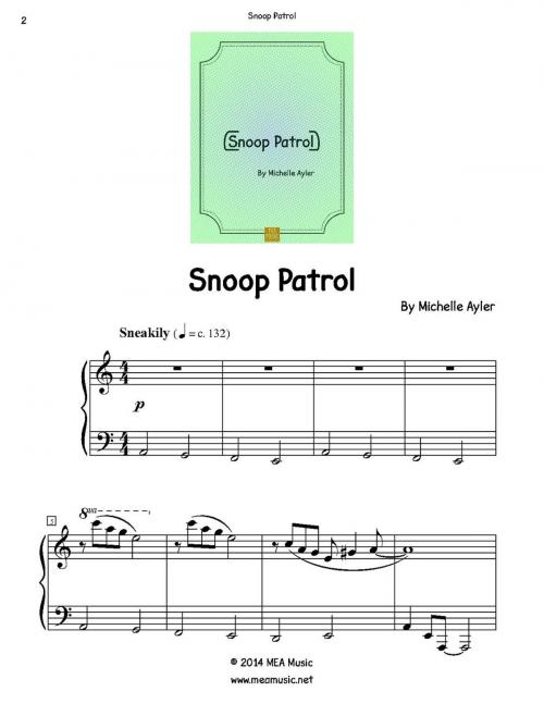 Cover of the book Snoop Patrol by Michelle Ayler, MEA Music