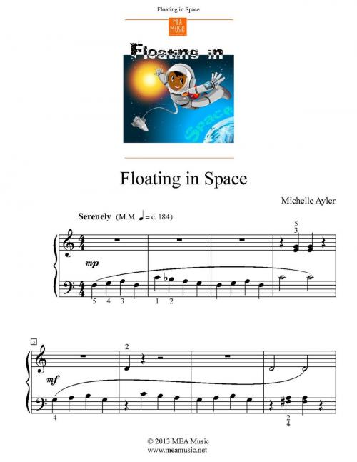 Cover of the book Floating in Space by Michelle Ayler, MEA Music
