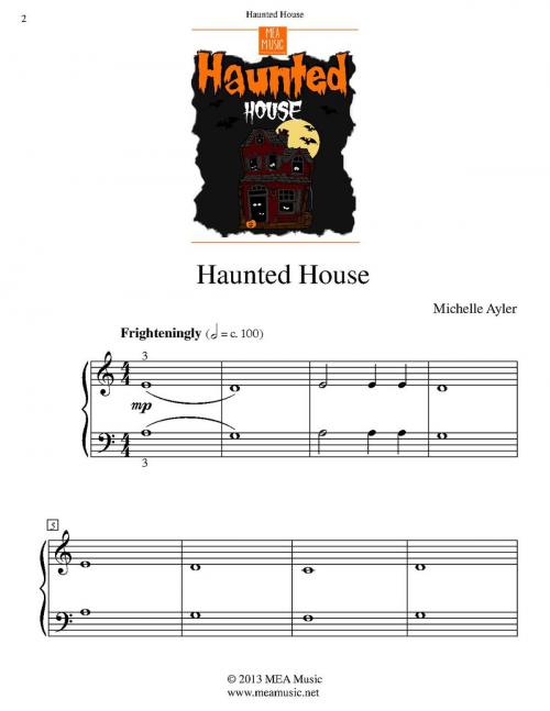 Cover of the book Haunted House by Michelle Ayler, MEA Music
