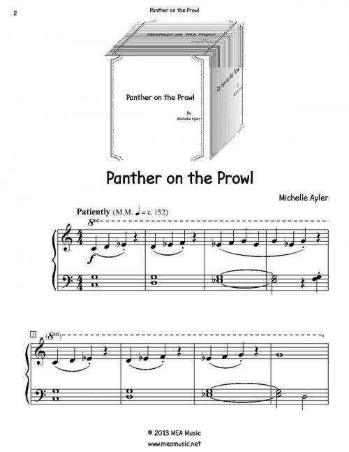 Cover of the book Panther on the Prowl by Michelle Ayler, MEA Music