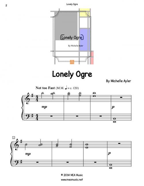 Cover of the book Lonely Ogre by Michelle Ayler, MEA Music