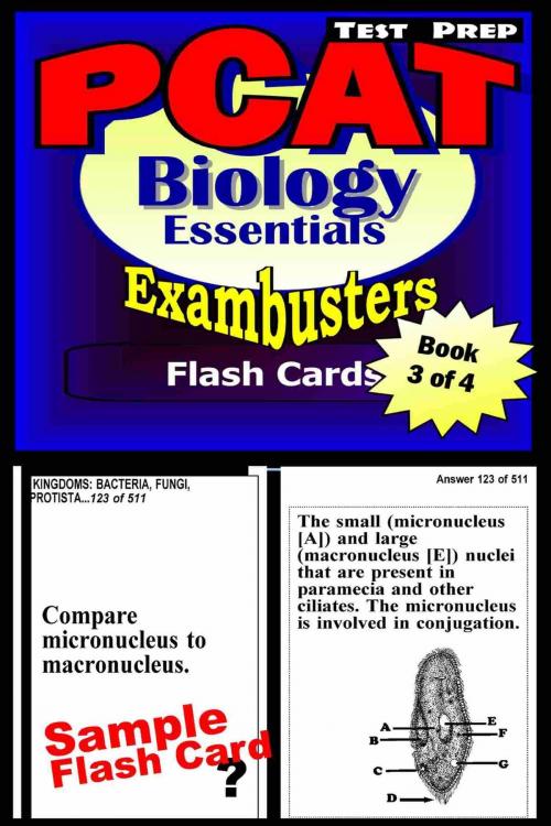 Cover of the book PCAT Test Prep Biology Review--Exambusters Flash Cards--Workbook 3 of 4 by PCAT Exambusters, Ace Academics, Inc.