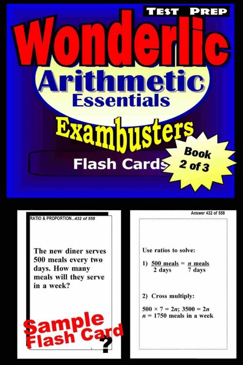 Cover of the book Wonderlic Test Prep Arithmetic Review--Exambusters Flash Cards--Workbook 2 of 3 by Wonderlic Exambusters, Ace Academics, Inc.