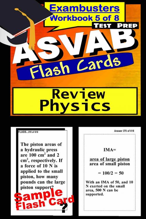 Cover of the book ASVAB Test Prep Physics Review--Exambusters Flash Cards--Workbook 5 of 8 by ASVAB Exambusters, Ace Academics, Inc.