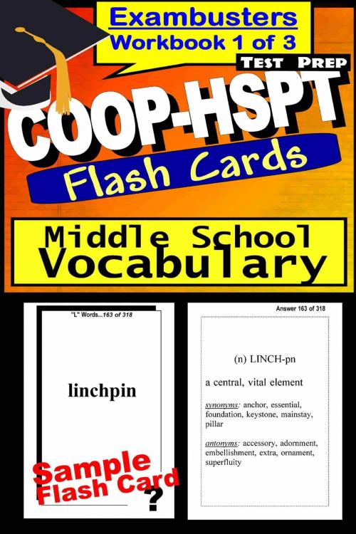 Cover of the book COOP-HSPT Test Prep Essential Vocabulary Review--Exambusters Flash Cards--Workbook 1 of 3 by COOP Exambusters, Ace Academics, Inc.