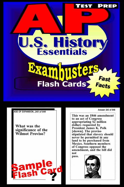 Cover of the book AP US History Test Prep Review--Exambusters Flash Cards by AP Exambusters, Ace Academics, Inc.