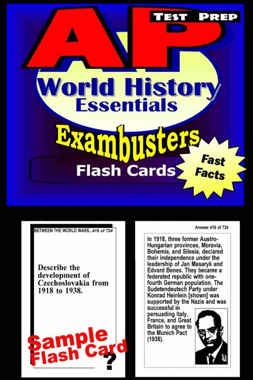 Cover of the book AP World History Test Prep Review--Exambusters Flash Cards by AP Exambusters, Ace Academics, Inc.