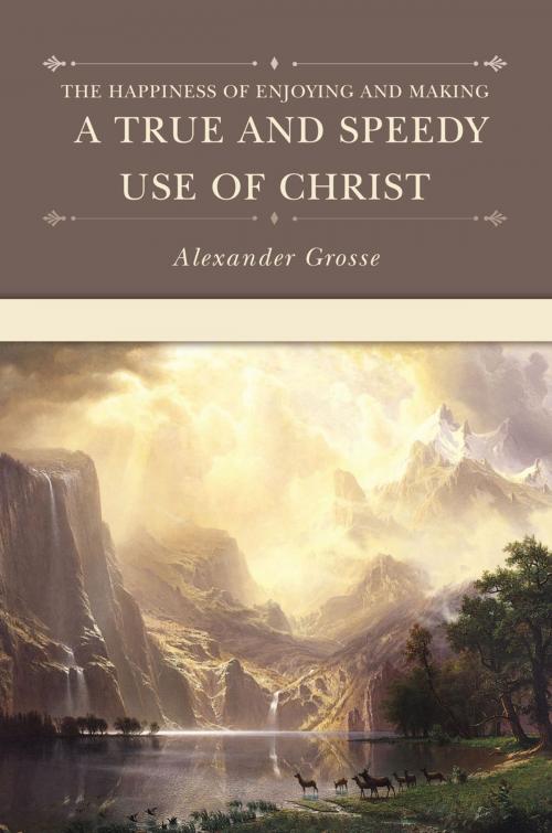 Cover of the book The Happiness of Enjoying and Making a True and Speedy Use of Christ by Alexander Grosse, Reformation Heritage Books
