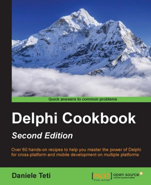 Cover of the book Delphi Cookbook - Second Edition by Daniele Teti, Packt Publishing