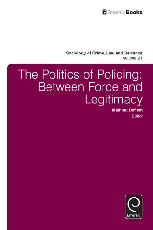 Cover of the book The Politics of Policing by , Emerald Group Publishing Limited