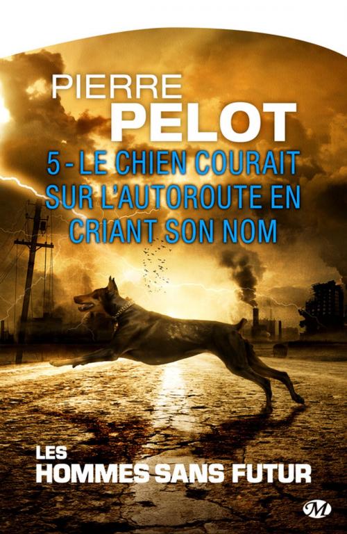 Cover of the book Le chien courait sur l'autoroute en criant son nom by Pierre Pelot, Bragelonne