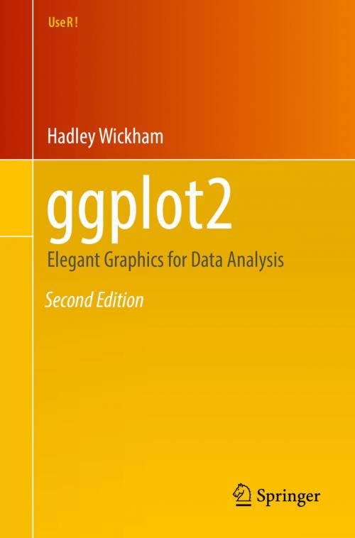 Cover of the book ggplot2 by Hadley Wickham, Springer International Publishing