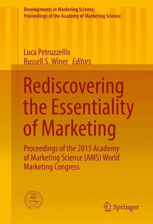 Cover of the book Rediscovering the Essentiality of Marketing by , Springer International Publishing