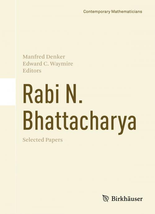 Cover of the book Rabi N. Bhattacharya by , Springer International Publishing