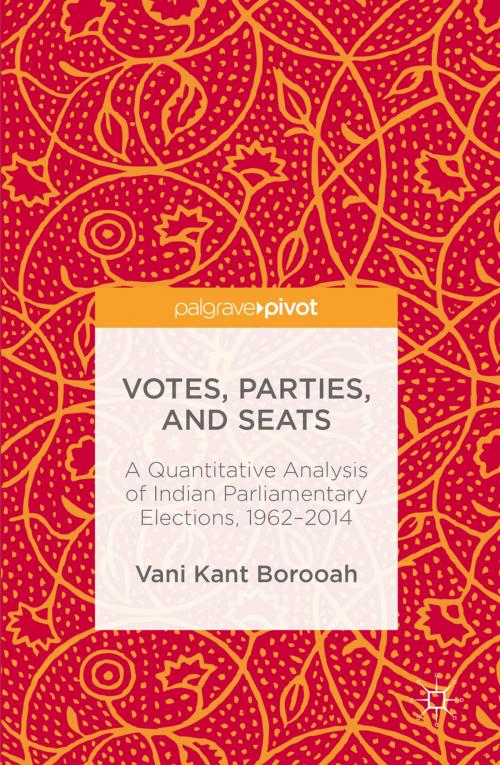 Cover of the book Votes, Parties, and Seats by Vani Kant Borooah, Springer International Publishing