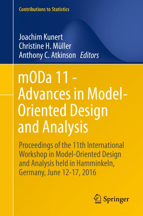 Cover of the book mODa 11 - Advances in Model-Oriented Design and Analysis by , Springer International Publishing