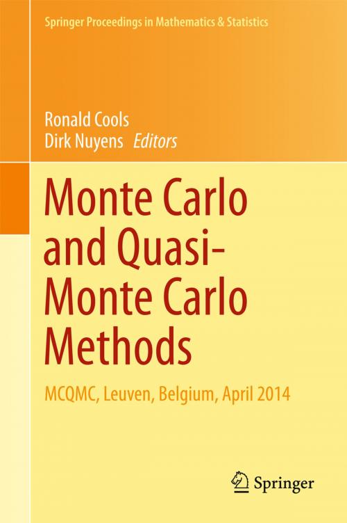 Cover of the book Monte Carlo and Quasi-Monte Carlo Methods by , Springer International Publishing