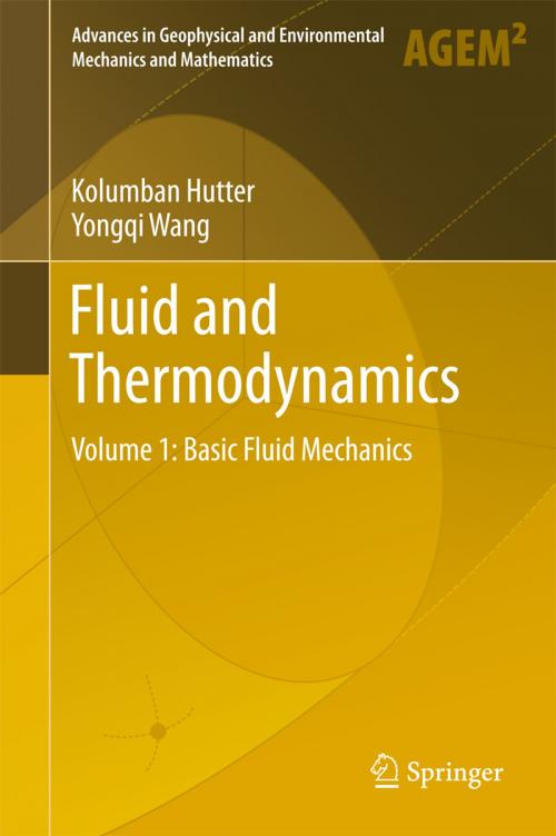 Cover of the book Fluid and Thermodynamics by Kolumban Hutter, Yongqi Wang, Springer International Publishing