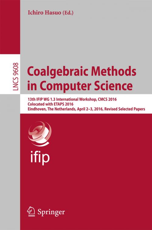 Cover of the book Coalgebraic Methods in Computer Science by , Springer International Publishing