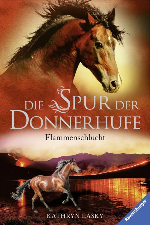Cover of the book Die Spur der Donnerhufe 1: Flammenschlucht by Kathryn Lasky, Ravensburger Buchverlag