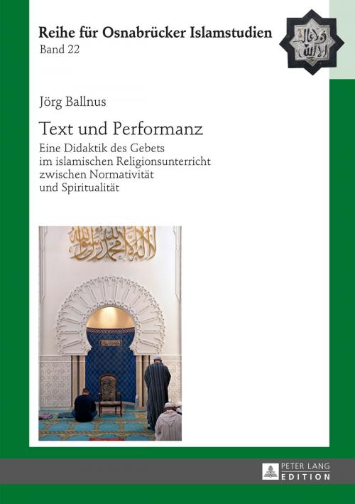 Cover of the book Text und Performanz by Jörg Ballnus, Peter Lang