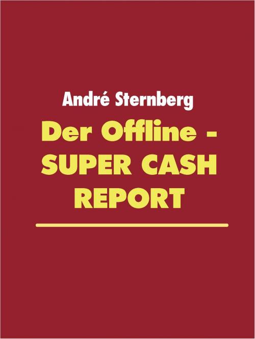 Cover of the book Der Offline - Super Cash Report by André Sternberg, Books on Demand