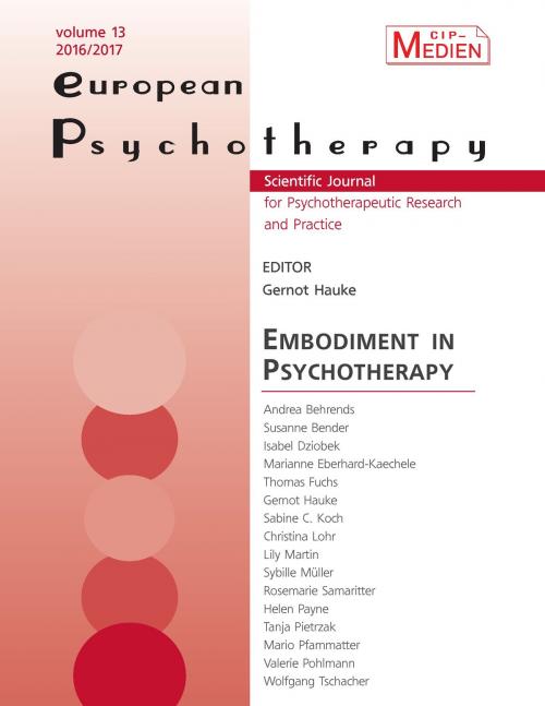 Cover of the book European Psychotherapy 2016/2017 by , Books on Demand