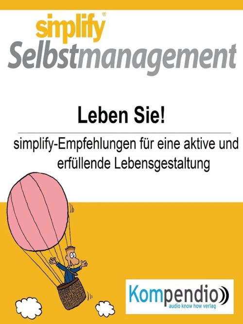 Cover of the book simplify Selbstmanagement by Rolf Meier, epubli