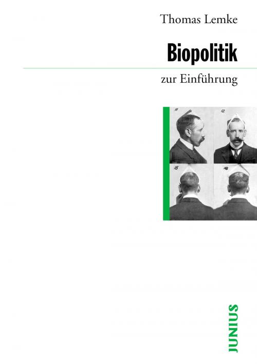 Cover of the book Biopolitik zur Einführung by Thomas Lemke, Junius Verlag