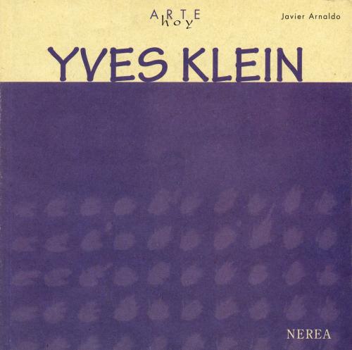Cover of the book Yves Klein by Javier Arnaldo, Editorial Nerea