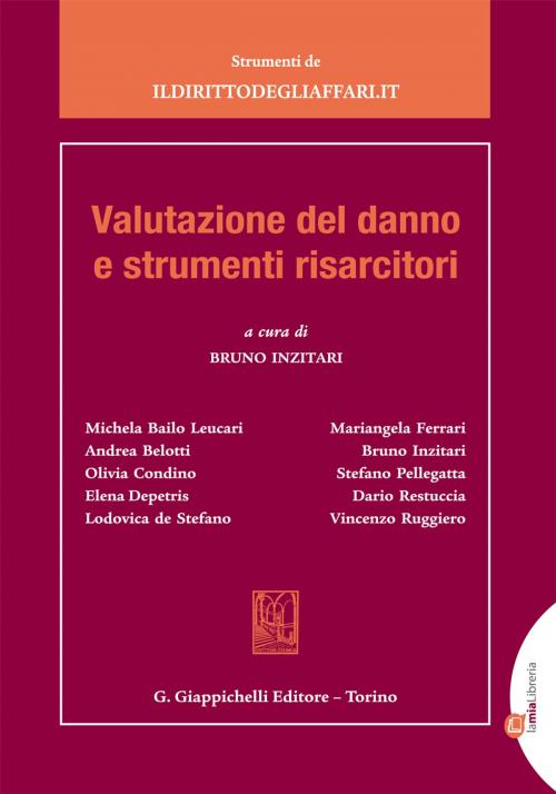 Cover of the book Valutazione del danno e strumenti risarcitori by Michela Bailo Leucari, Andrea Belotti, Elena Depetris, Giappichelli Editore
