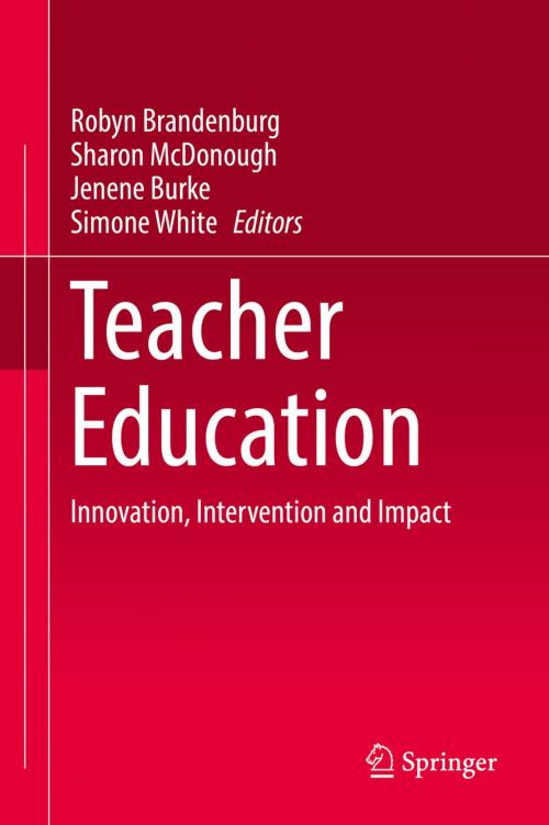 Cover of the book Teacher Education by , Springer Singapore
