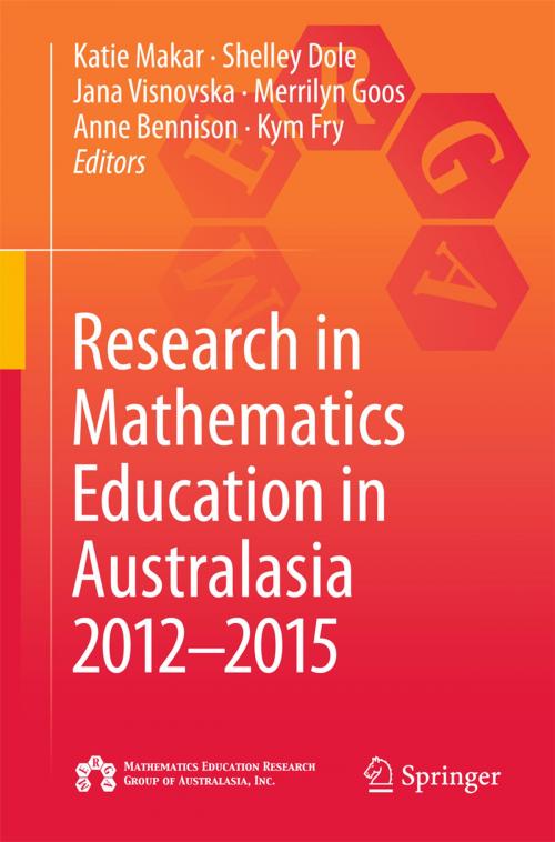Cover of the book Research in Mathematics Education in Australasia 2012-2015 by , Springer Singapore