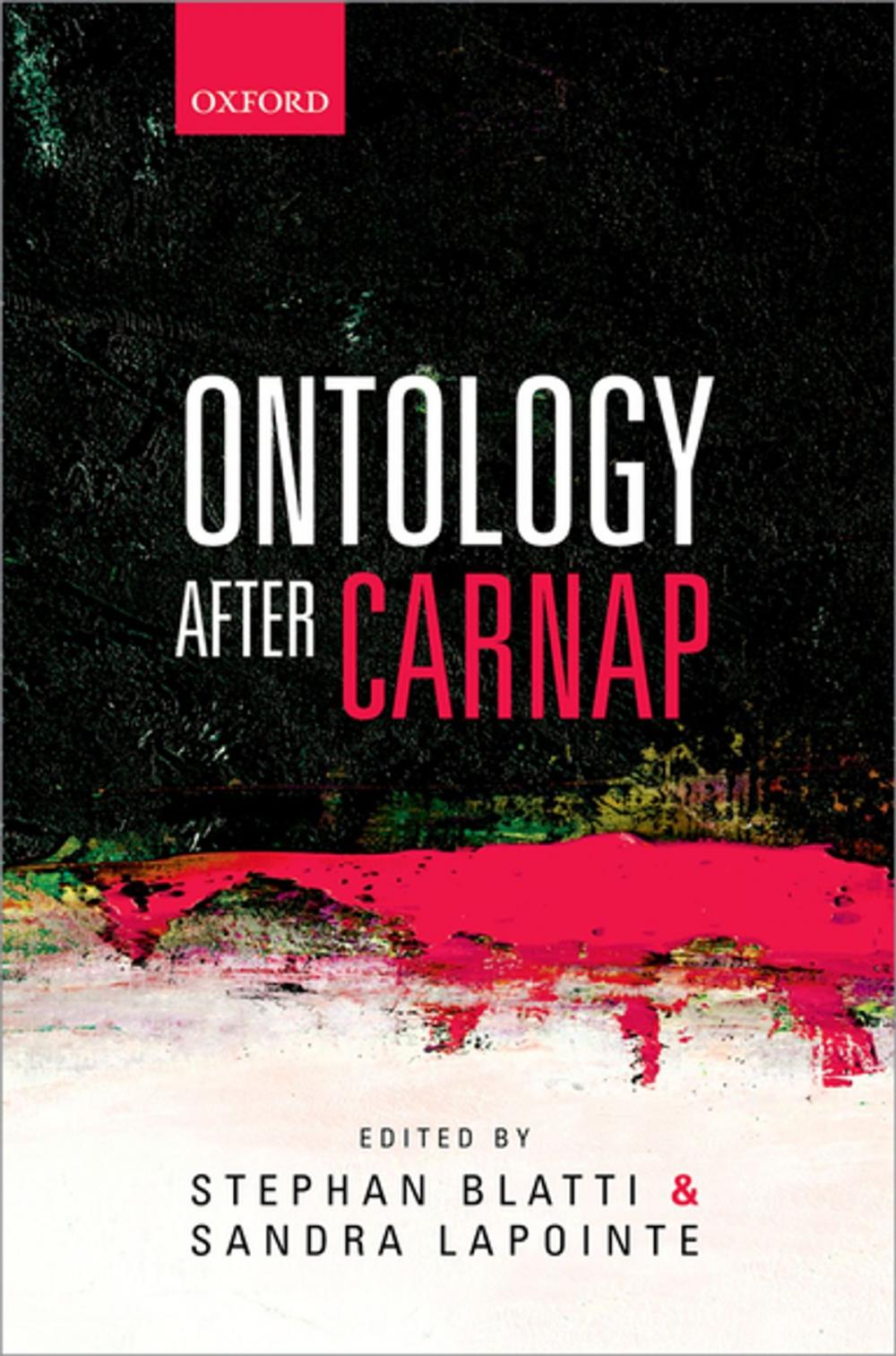 Big bigCover of Ontology after Carnap
